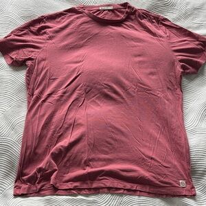 Marine Layer Short-Sleeve Crew Tee in Dusty Rose